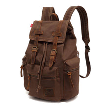 Load image into Gallery viewer, AUGUR 1039 Large Student Retro Canvas Backpack Shoulders Laptop Bag, 1039 Large