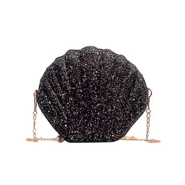 Shell Shape Fashion Sequined Single Shoulder Crossbody Bag