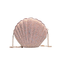 Load image into Gallery viewer, Shell Shape Fashion Sequined Single Shoulder Crossbody Bag