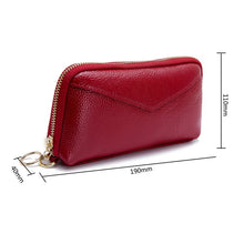 Load image into Gallery viewer, 2-Folding Square Genuine Leather Handbag