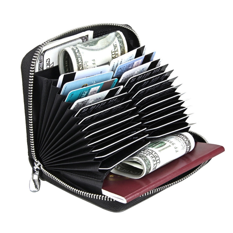 Antimagnetic RFID Multi-functional Genuine Leather Card Package