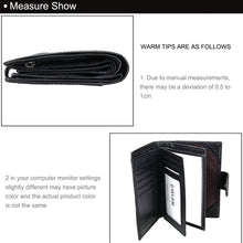 Load image into Gallery viewer, Antimagnet RFID Genuine Leather Wallet / Passport Package / Cowhide Card Slot for man