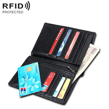 Load image into Gallery viewer, 8219 Antimagnetic RFID Men Multi-functional Wallet Card Bag Passport Package, 8219