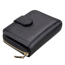 Load image into Gallery viewer, KB132 Female Style Full Grain Cow Leather Multifunctional RFID Wallet/ Card Bag/ Driving License Package