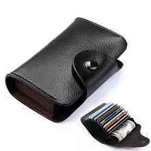 Load image into Gallery viewer, KB39 Simple Fashion Genuine leather Organ Card Bag Candy Color Card Package