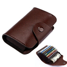 Load image into Gallery viewer, KB39 Simple Fashion Genuine leather Organ Card Bag Candy Color Card Package