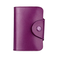 Load image into Gallery viewer, KB39 Simple Fashion Genuine leather Organ Card Bag Candy Color Card Package