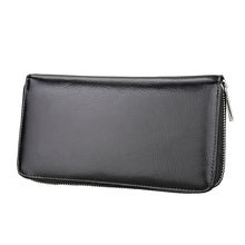 Load image into Gallery viewer, Antimagnetic RFID Large Capacity Long Style Genuine Leather Passport Package / Multifunctional and Many Card Slots Card Package