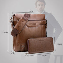 Load image into Gallery viewer, WEIXIER 15036 Multifunctional Men Business Messenger Bag Single Shoulder Bag with Handbag