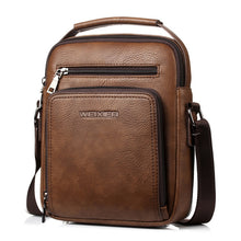 Load image into Gallery viewer, WEIXIER 18062 Multifunctional Men Business Handbag Crossbody Bag Single Shoulder Bag