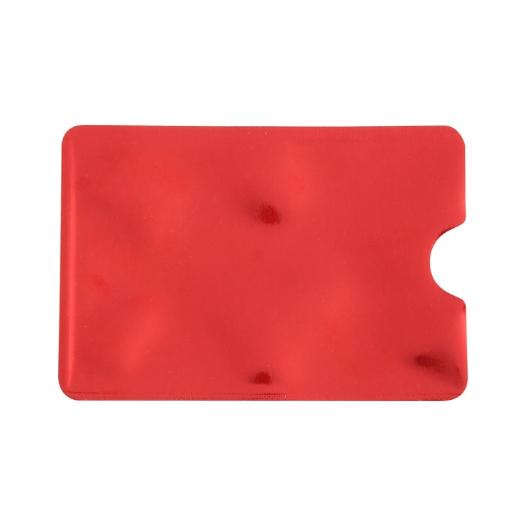 100pcs Aluminum Foil RFID Blocking Credit Card ID Bank Card Case Card Holder Cover, Size: 9 x 6.3cm