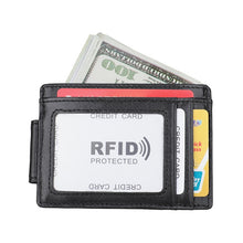 Load image into Gallery viewer, KB80 Antimagnetic RFID Crazy Horse Texture Oil Wax Leather Card Holder Wallet Billfold for Men and Women