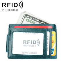 Load image into Gallery viewer, KB80 Antimagnetic RFID Crazy Horse Texture Oil Wax Leather Card Holder Wallet Billfold for Men and Women