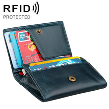 Load image into Gallery viewer, KB171 Antimagnetic RFID Crazy Horse Texture Leather Card Holder Wallet for Men and Women