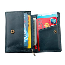 Load image into Gallery viewer, KB171 Antimagnetic RFID Crazy Horse Texture Leather Card Holder Wallet for Men and Women