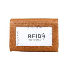Load image into Gallery viewer, KB171 Antimagnetic RFID Crazy Horse Texture Leather Card Holder Wallet for Men and Women