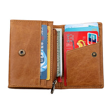 Load image into Gallery viewer, KB171 Antimagnetic RFID Crazy Horse Texture Leather Card Holder Wallet for Men and Women