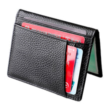 Load image into Gallery viewer, KB173 Ultrathin Litchi Texture Leather Card Holder Certificate Bag