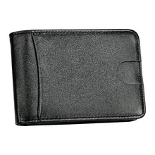 Load image into Gallery viewer, KB186 Antimagnetic RFID Mini Crazy Horse Texture Leather Billfold Card Wallet for Men and Women