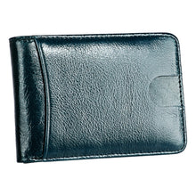 Load image into Gallery viewer, KB186 Antimagnetic RFID Mini Crazy Horse Texture Leather Billfold Card Wallet for Men and Women