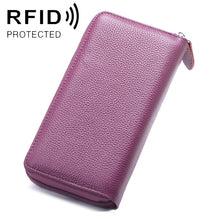 Load image into Gallery viewer, 902 Antimagnetic RFID Litchi Texture Women Large Capacity Hand Wallet Purse Phone Bag with Card Slots