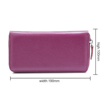 Load image into Gallery viewer, 902 Antimagnetic RFID Litchi Texture Women Large Capacity Hand Wallet Purse Phone Bag with Card Slots