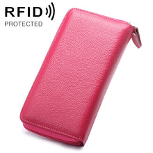 Load image into Gallery viewer, 902 Antimagnetic RFID Litchi Texture Women Large Capacity Hand Wallet Purse Phone Bag with Card Slots