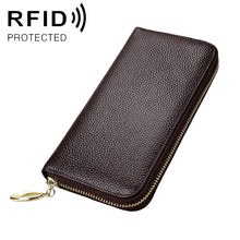Load image into Gallery viewer, 906 Antimagnetic RFID Litchi Texture Women Large Capacity Hand Wallet Purse Phone Bag with Card Slots