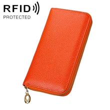 Load image into Gallery viewer, 906 Antimagnetic RFID Litchi Texture Women Large Capacity Hand Wallet Purse Phone Bag with Card Slots