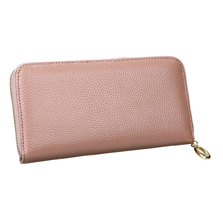 906 Antimagnetic RFID Litchi Texture Women Large Capacity Hand Wallet Purse Phone Bag with Card Slots