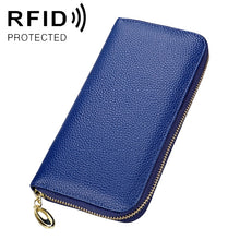 Load image into Gallery viewer, 906 Antimagnetic RFID Litchi Texture Women Large Capacity Hand Wallet Purse Phone Bag with Card Slots