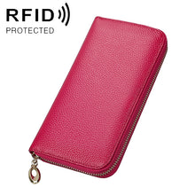 Load image into Gallery viewer, 906 Antimagnetic RFID Litchi Texture Women Large Capacity Hand Wallet Purse Phone Bag with Card Slots