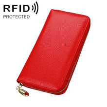 Load image into Gallery viewer, 906 Antimagnetic RFID Litchi Texture Women Large Capacity Hand Wallet Purse Phone Bag with Card Slots
