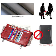 Load image into Gallery viewer, 3533 Antimagnetic RFID Top-grain Leather Crazy Horse Texture Men Business Leisure Wallet