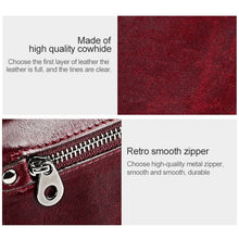 Load image into Gallery viewer, 3559 Antimagnetic RFID Multi-function Zipper Retro Top-grain Leather Lady Purse Wallet