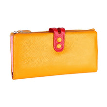 Load image into Gallery viewer, 3572 Litchi Texture Leather Zipper Lady Wallet Large-capacity Purse