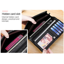Load image into Gallery viewer, 3591C Multi-function Litchi Texture Leather Wallet Large-capacity Purse