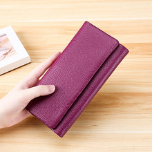 Load image into Gallery viewer, 3591C Multi-function Litchi Texture Leather Wallet Large-capacity Purse