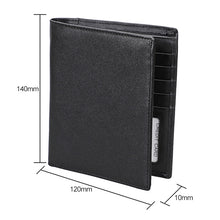 Load image into Gallery viewer, 8235 Antimagnetic RFID Multi-function Crazy Horse Texture Leather Wallet Passport Bag