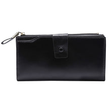 Load image into Gallery viewer, 8236 Antimagnetic RFID Multi-function Oil Wax Leather Lady Wallet Large-capacity Purse