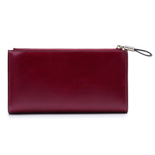 Load image into Gallery viewer, 8236 Antimagnetic RFID Multi-function Oil Wax Leather Lady Wallet Large-capacity Purse
