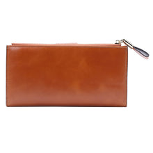 Load image into Gallery viewer, 8236 Antimagnetic RFID Multi-function Oil Wax Leather Lady Wallet Large-capacity Purse