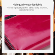 Load image into Gallery viewer, 8239 Antimagnetic RFID Multi-function Leather Lady Wallet Large-capacity Purse with Detachable Card Holder (Rose Purple)