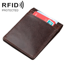 Load image into Gallery viewer, 9037 Antimagnetic RFID Crazy Horse Texture Leather Wallet Billfold for Men and Women