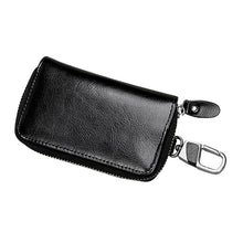 Load image into Gallery viewer, 9101 Multi-function Waist Hanging Oil Wax Leather Zipper Wallet Keys Holder Bag