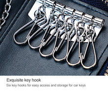 Load image into Gallery viewer, 9102 Multi-function Waist Hanging Leather Zipper Wallet Keys Holder Bag