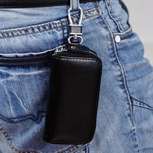 Load image into Gallery viewer, 9102 Multi-function Waist Hanging Leather Zipper Wallet Keys Holder Bag