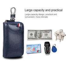 Load image into Gallery viewer, 9102 Multi-function Waist Hanging Leather Zipper Wallet Keys Holder Bag