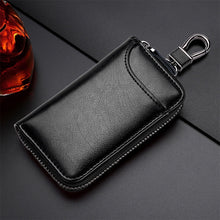 Load image into Gallery viewer, 9105 Waist Hanging Large-capacity Zipper Leather Keys Holder Bag Multi-function Wallet