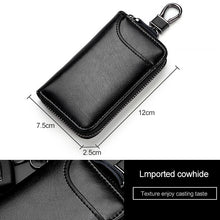 Load image into Gallery viewer, 9105 Waist Hanging Large-capacity Zipper Leather Keys Holder Bag Multi-function Wallet